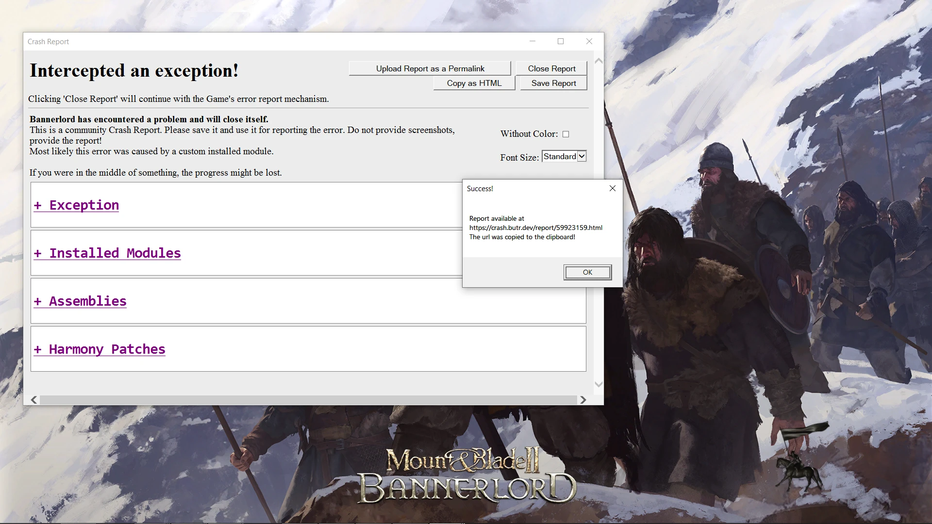 ButterLib Ekran Görüntüsü 1 - Mount & Blade II: Bannerlord