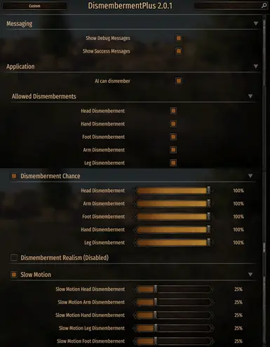 DismembermentPlus Ekran Görüntüsü 2 - Mount & Blade II: Bannerlord
