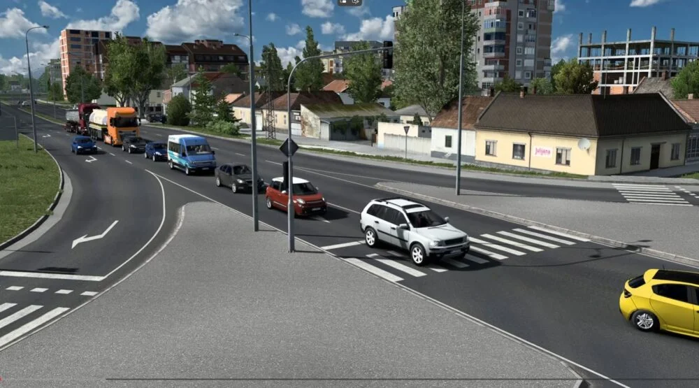 Enhanced SCS Traffic Ekran Görüntüsü 1 - Euro Truck Simulator 2