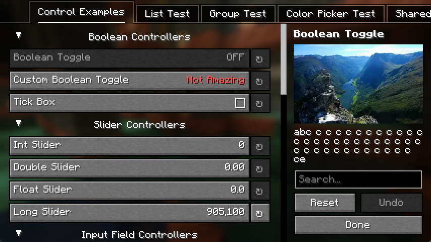 YetAnotherConfigLib (YACL) Ekran Görüntüsü 1 - Minecraft