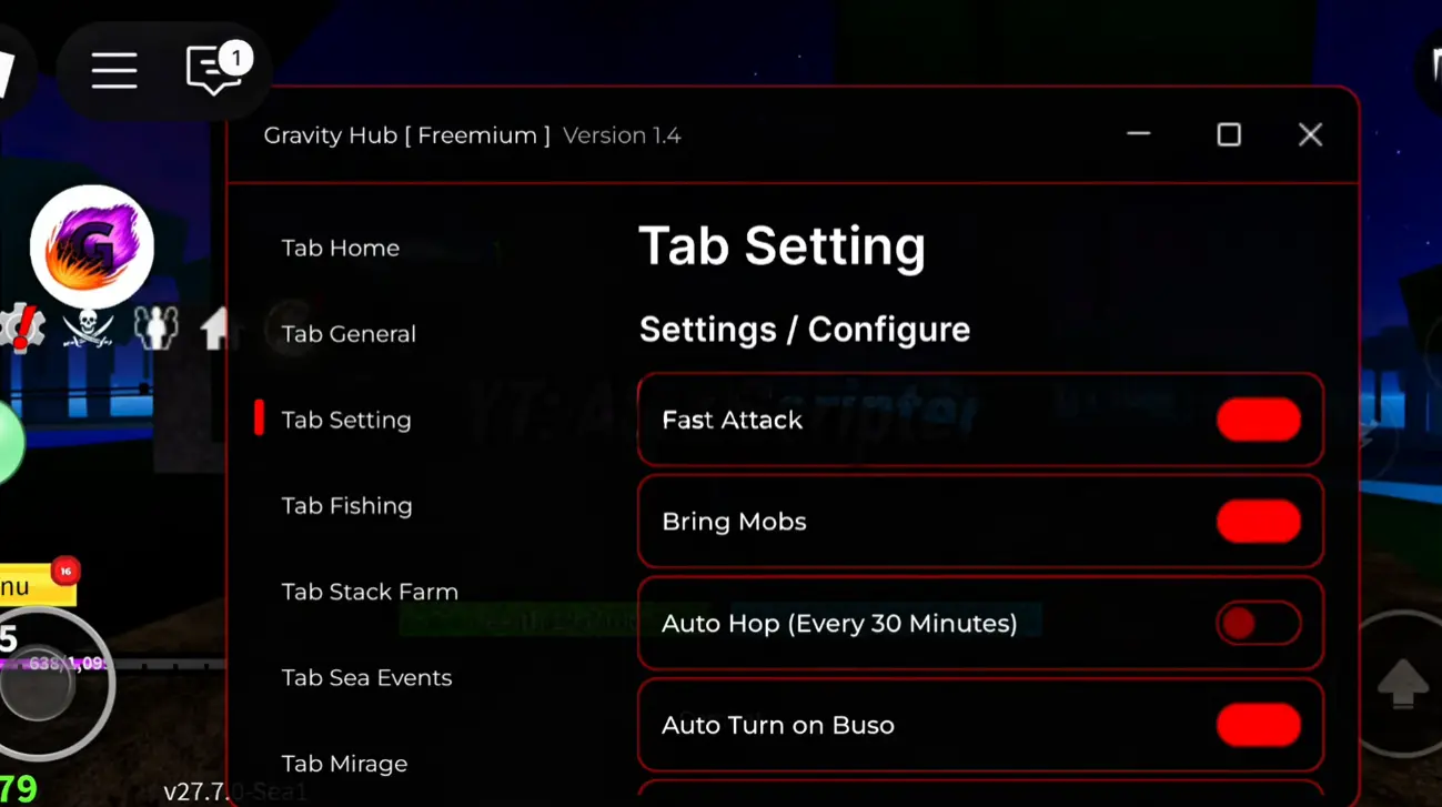 Blox Fruits Script Ekran Görüntüsü 1 - Roblox