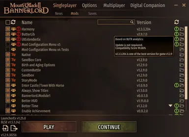 Bannerlord Software Extender (BLSE) Ekran Görüntüsü 1 - Mount & Blade II: Bannerlord