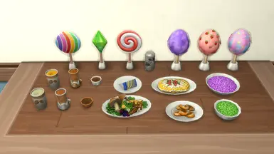 A.I. Upscaled Food Ekran Görüntüsü 1 - The Sims 4