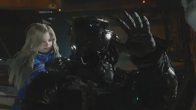 Hugh - Black Space Suit - Pragmata Mod