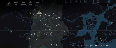 Dark Mode Map - Crimson Desert Mod