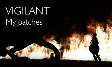 VIGILANT - My patches SE by Xtudo - Witch Hunter Bathing Room Meridia Stendarr Footprints Gwyneth Bard Umaril Stacks Septims Coins Molag Unplayable Faction Lamae
