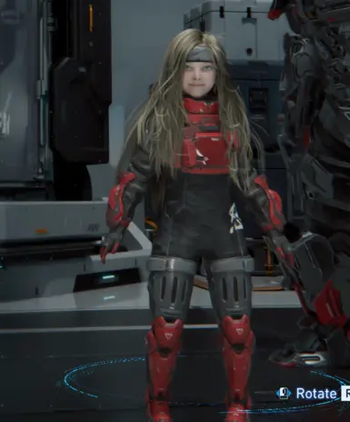 Remove Face Mask on Neo Kunoichi - Diana Outfit Modification - Ekran Görüntüsü 4 - Pragmata