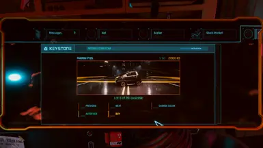 Virtual Car Dealer Ekran Görüntüsü 4 - Cyberpunk 2077