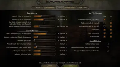 Bannerlord AutoTrader Ekran Görüntüsü 1 - Mount & Blade II: Bannerlord