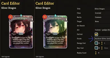 Card editor and Card creator Ekran Görüntüsü 3 - Slay the Spire 2