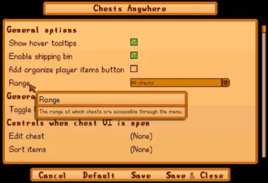 Chests Anywhere Ekran Görüntüsü 1 - Stardew Valley