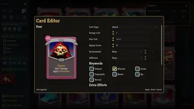 Card editor and Card creator Ekran Görüntüsü 7 - Slay the Spire 2