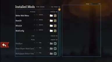 Better Mod Menu Ekran Görüntüsü 1 - Slay the Spire 2